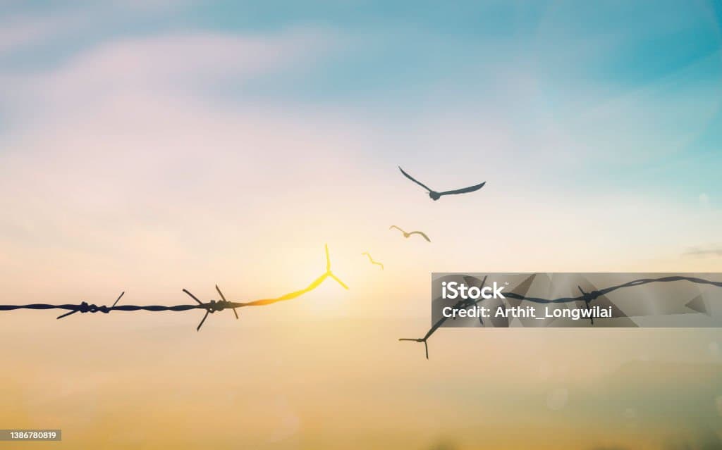 Dramatic courthouse with justice scales